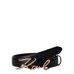 Slip On Leather Loafer -black