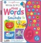 Write And Wipe First Words With Sound   Book