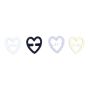4-PIECE Heart Bra Strap Clips For Invisible Bra Straps