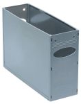 Fellowes Bankers Box Plastic Containers Slatted Econo Container - Grey 4PK
