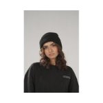 Embroidered Beanie - One Size Fits All Black