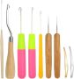 9 Piece Crochet Hook For Hair Latch Hook Tool Needles Dreadlock Accessories
