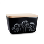Carrol Boyes Butter Dish-conversation - L: 170MM X W: 120MM X H: 105MM