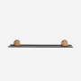 Emerging Creatives Bobby Shelf - Black / Dark Oak - Medium