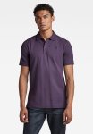 G-star Raw Dunda Slim Polo Ss - Carbonne Purple