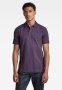 G-star Raw Dunda Slim Polo Ss - Carbonne Purple