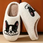 French Bulldog Print Slippers DPS2