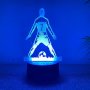 1PC Soccer-themed 3D LED Night Light With Touch Control USB Powered Colorful Brightness Adjustment - Perfect Birthday Gift For Football Fans