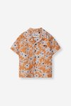BOYS Flower Shirt - 10 Copper