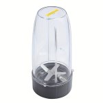 1SET Blender Cup And Blade Replacement 32 Oz Cup And Extractor Blade Compatible With Nutribullet Blender 600W 900W Model For Nut