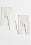3-PACK Cotton Trousers - Multi
