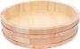 1 Piece Of Wooden Sushi Rice Mixing Bowl Traditional Japanese Bibimbap Tub