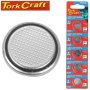 Tork Craft CR1632 3V Lithium Coin Battery X5 Pack Moq 20 BATCR1632-5