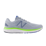 New Balance Men's 680V7 2E Wide Fit - Light Arctic Grey Pixel Green - UK7.5