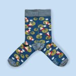 Red Dropwing Dragonfly Socks His & Hers Sizes - UK 8 - 11
