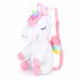 Gloveleya Unicorn Backpack For Girls Kids Backpack Plush Toy Gifts For Kids Baby Napkins Bag Snack Backpack White 13 Inches