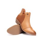 Ladies Earth Walker Boots - Camel - 7