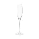 Slanted Glass Champagne Flute