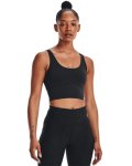 Women's Ua Meridian Fitted Crop Tank - Black XS