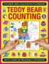 Sticker And Colour-in Playbook: Teddy Bear Counting - With Over 50 Reusable Stickers   Paperback