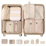 7-PIECE Travel Storage Bag Set Luggage Organizers Multi-functional Clothing Packing Cubes Clothes Sorting Suitcases With Various