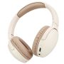 White Bluetooth Headphones Wireless Foldable Deep Bass