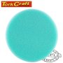 Tork Craft Foam Pad Hook And Loop Green Sponge 150MM 6' Light Finishing SPC00206