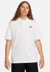 Nike Men's Club Pique Polo - White black
