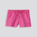 GIRLS Poplin Shorts - 10 Orange