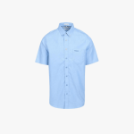 Mens Charlie Lighter Oxford Short Sleeve Shirt Lt Blue - 10XL