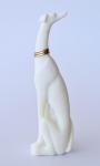Whippet Dog – Stone – 37X11X8CM