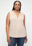 Edit Extended Sleeve V-neck Top Plus - Stone