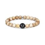 Obsidian Centre Energy Bead Bracelet - 19.5CM