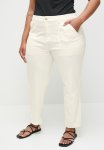 Plus Tapered Leg Jeans - Milk