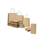 Bags B kraft Carrier Thrifty 365X260X130-125PACKAGING Supplies