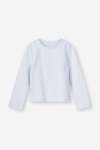 GIRLS Long Sleeve T-Shirt - 10 Light Blue