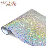 Flex Paillettes Diamond Flake – Silver 1MX500MM
