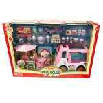 Large Ice Cream Truck & Cafe Playset 32PCS