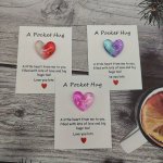 Pocket Hug Gift Set 1 3PCS - Adorable Resin Keepsakes With Inspirational Cards Perfect For Birthdays Weddings Valentine's & More