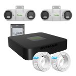 8-CH Poe Nvr Kit With 1TB Hdd And 4 Ak-series 2MP Cameras