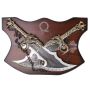 God Of War Kratos Blades Of Chaos Twin Cosplay Model Metal Swords & Display