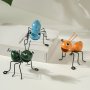Iron Pastoral Style Big Eye Ant Wall Decoration Bar Restaurant Retro Wall Hanging Wall Decoration Can Be Hung
