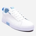 Soviet Ladies Hollywood Lace Up Sneaker - White Blue - 8