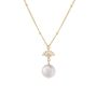 Baroque Pearl Necklace For Wedding Gold Pearl
