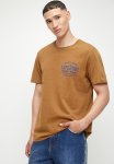 Machined Goods Workwear Tee - Dark Tobacco Marl