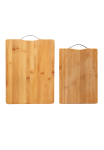 Bamboo Cutting Board Two Piece Set