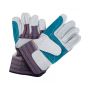 Kaufmann - Cotton Glove & Dbl Leather Palm - 2 Pack