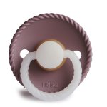 Rope Silicone Pacifier - Twilight Mauve Night Size 2
