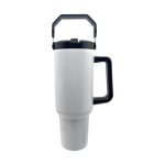 Stanley 40OZ White Dupe Stainless Steel Tumbler - Sublimation Express