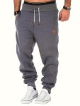 Drawstring Sweatpants Men's Casual Joggers With Pockets For Winter Fall Running Jogging